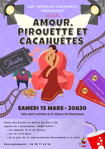 Samedi 15 mars : théâtre